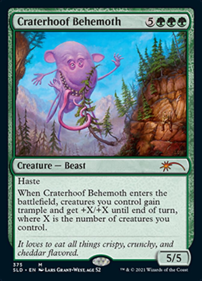 Craterhoof Behemoth (375) [Secret Lair Drop Series] | Play N Trade Winnipeg