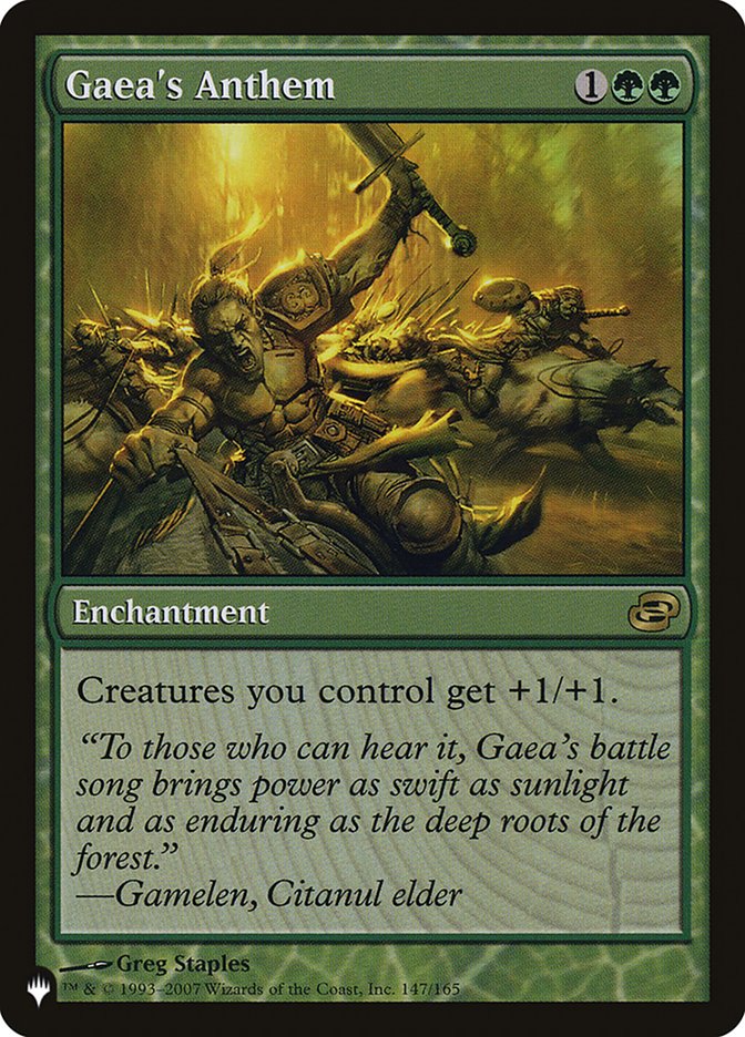 Gaea's Anthem [The List] | Play N Trade Winnipeg