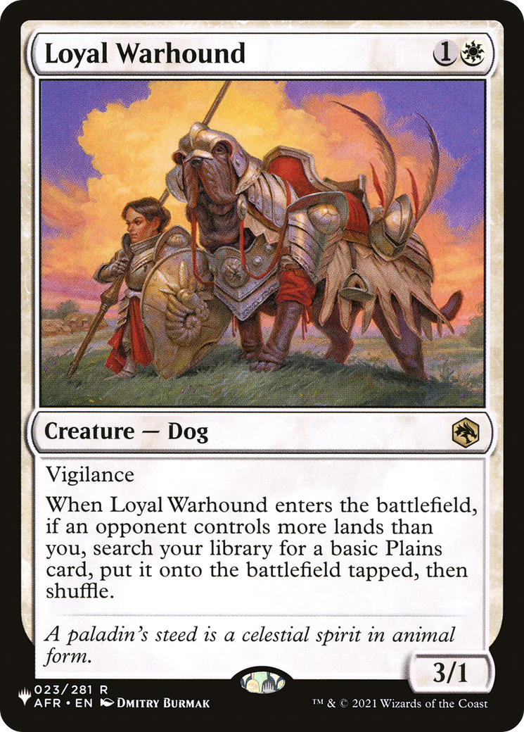 Loyal Warhound [The List] | Play N Trade Winnipeg