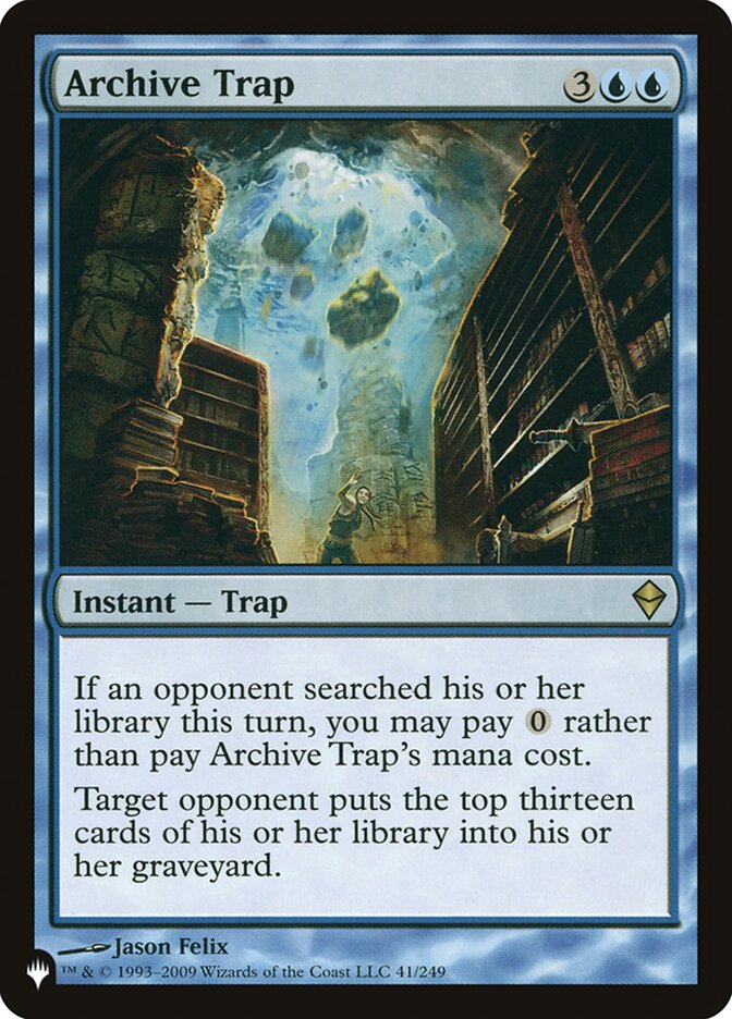 Archive Trap [The List] | Play N Trade Winnipeg