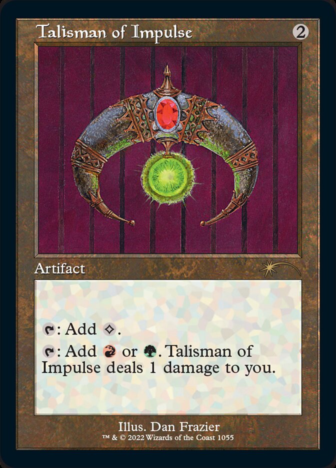 Talisman of Impulse (Foil Etched) [Secret Lair Drop Series] | Play N Trade Winnipeg