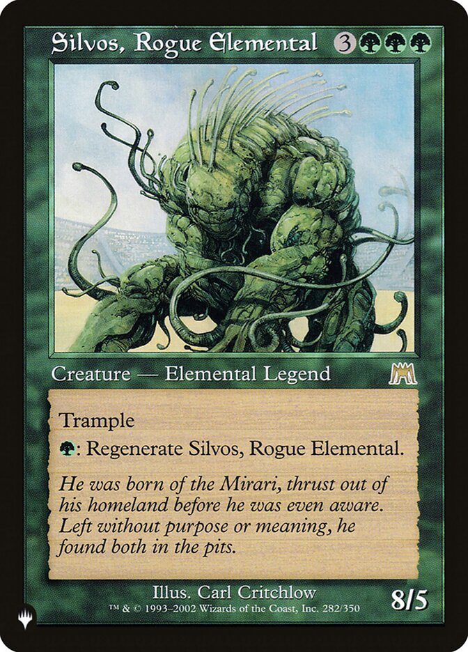 Silvos, Rogue Elemental [The List] | Play N Trade Winnipeg