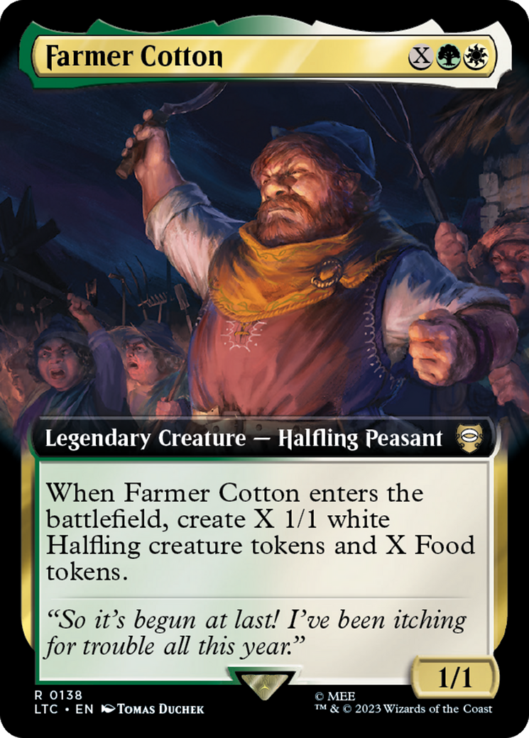 Farmer Cotton (Extended Art) [The Lord of the Rings: Tales of Middle-Earth Commander] | Play N Trade Winnipeg