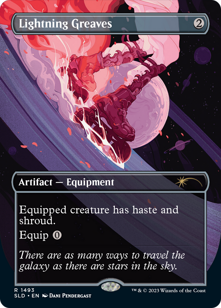 Lightning Greaves (1493) (Galaxy Foil) [Secret Lair Drop Series] | Play N Trade Winnipeg