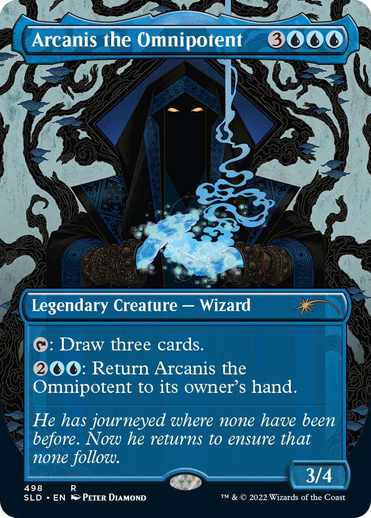 Arcanis the Omnipotent (Borderless) [Secret Lair Drop Series] | Play N Trade Winnipeg