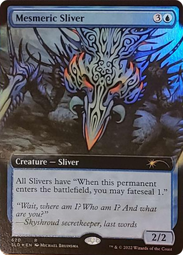 Mesmeric Sliver (Extended Art) [Secret Lair Drop Series] | Play N Trade Winnipeg