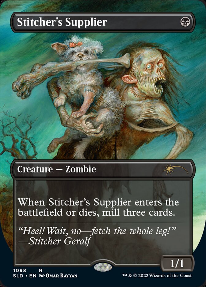 Stitcher's Supplier (Borderless) [Secret Lair Drop Series] | Play N Trade Winnipeg