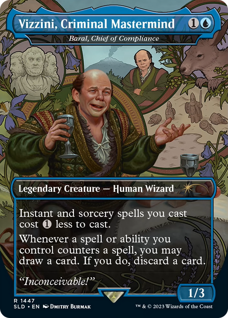 Vizzini, Criminal Mastermind - Baral, Chief of Compliance [Secret Lair Drop Series] | Play N Trade Winnipeg