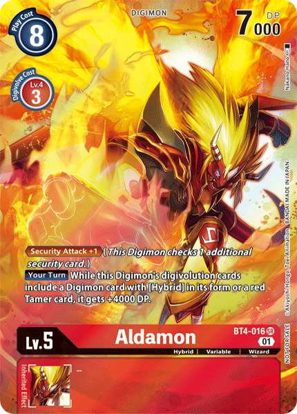 Aldamon [BT4-016] (1-Year Anniversary Box Topper) [Promotional Cards] | Play N Trade Winnipeg