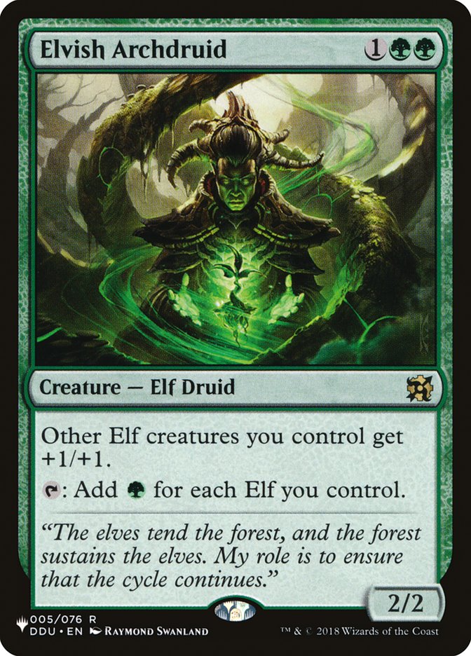 Elvish Archdruid [The List] | Play N Trade Winnipeg