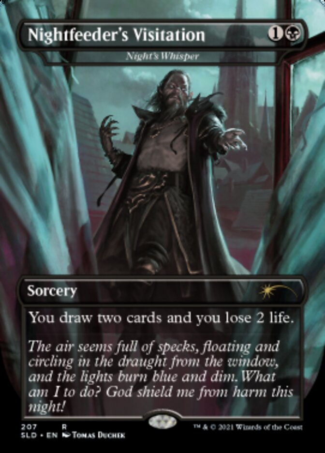 Night's Whisper - Nightfeeder's Visitation [Secret Lair Drop Series] | Play N Trade Winnipeg