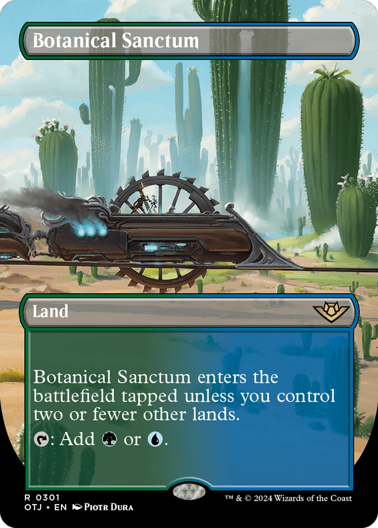 Botanical Sanctum (Borderless) [Outlaws of Thunder Junction] | Play N Trade Winnipeg