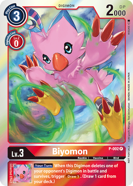 Biyomon [P-002] [Promotional Cards] | Play N Trade Winnipeg