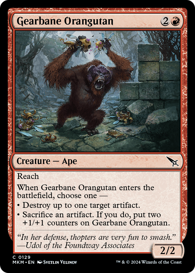 Gearbane Orangutan [Murders at Karlov Manor] | Play N Trade Winnipeg