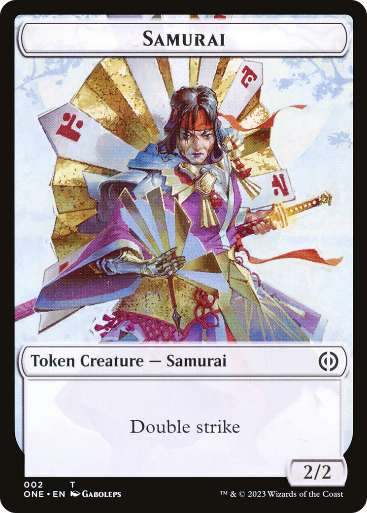 Samurai Token [Phyrexia: All Will Be One Tokens] | Play N Trade Winnipeg