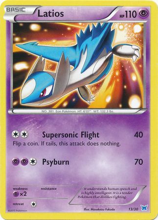 Latios (13/30) [XY: Trainer Kit 2 - Latios] | Play N Trade Winnipeg