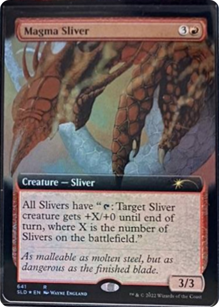 Magma Sliver (Extended Art) [Secret Lair Drop Series] | Play N Trade Winnipeg