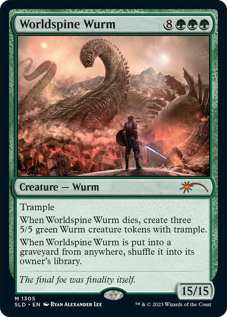 Worldspine Wurm [Secret Lair Drop Series] | Play N Trade Winnipeg