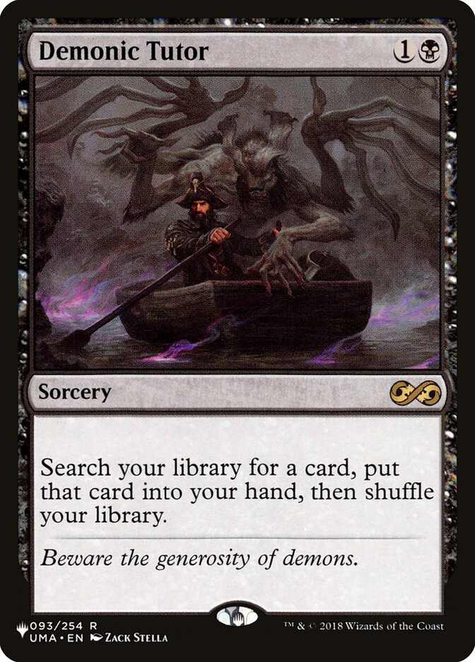 Demonic Tutor [The List] | Play N Trade Winnipeg