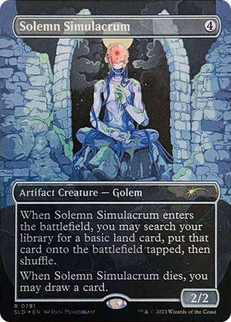 Solemn Simulacrum (0791) (Galaxy Foil) [Secret Lair Drop Series] | Play N Trade Winnipeg