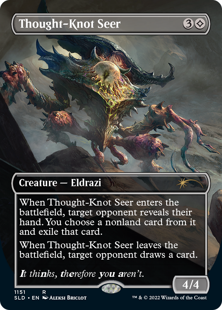 Thought-Knot Seer (1151) (Borderless) [Secret Lair Drop Series] | Play N Trade Winnipeg