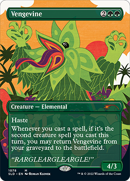 Vengevine (Borderless) [Secret Lair Drop Series] | Play N Trade Winnipeg