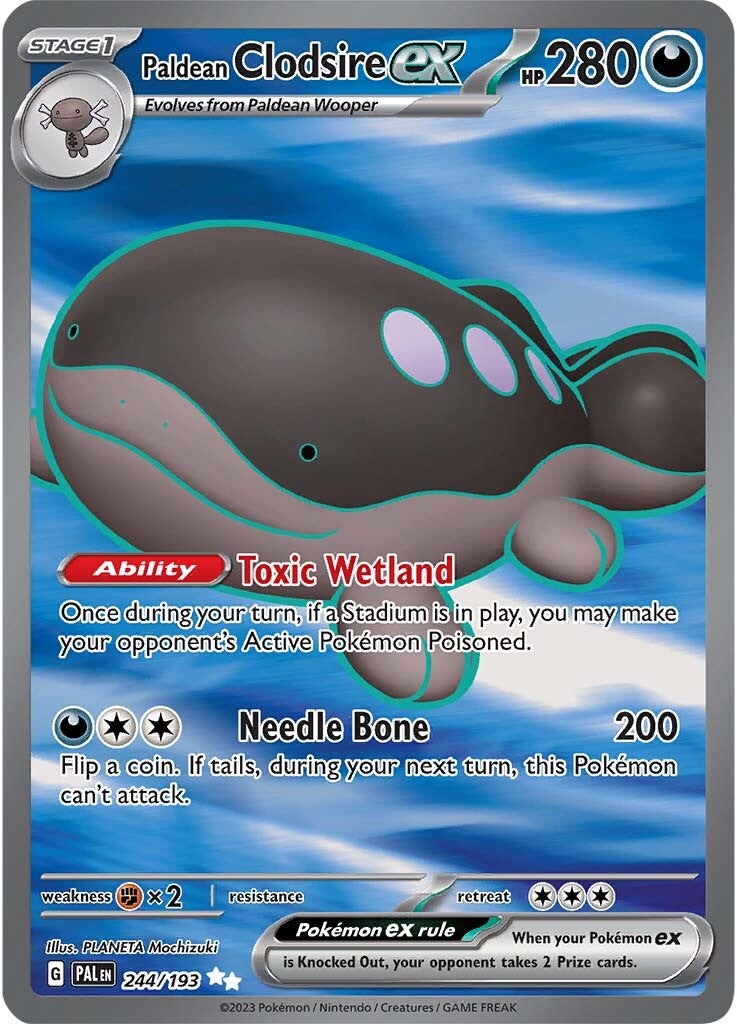 Paldean Clodsire ex (244/193) [Scarlet & Violet: Paldea Evolved] | Play N Trade Winnipeg