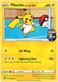 Pikachu on the Ball (001/005) [Miscellaneous Cards] | Play N Trade Winnipeg