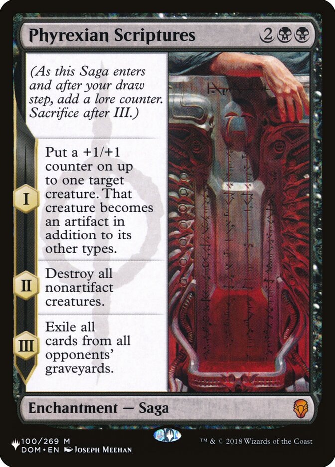 Phyrexian Scriptures [The List] | Play N Trade Winnipeg