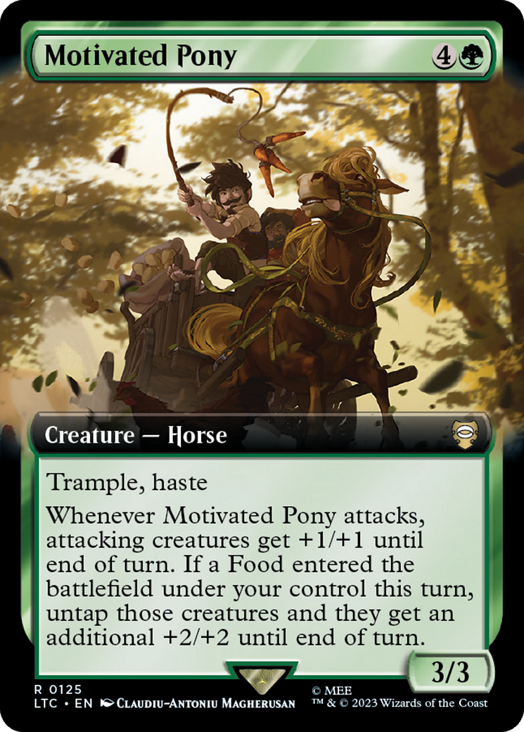 Motivated Pony (Extended Art) [The Lord of the Rings: Tales of Middle-Earth Commander] | Play N Trade Winnipeg