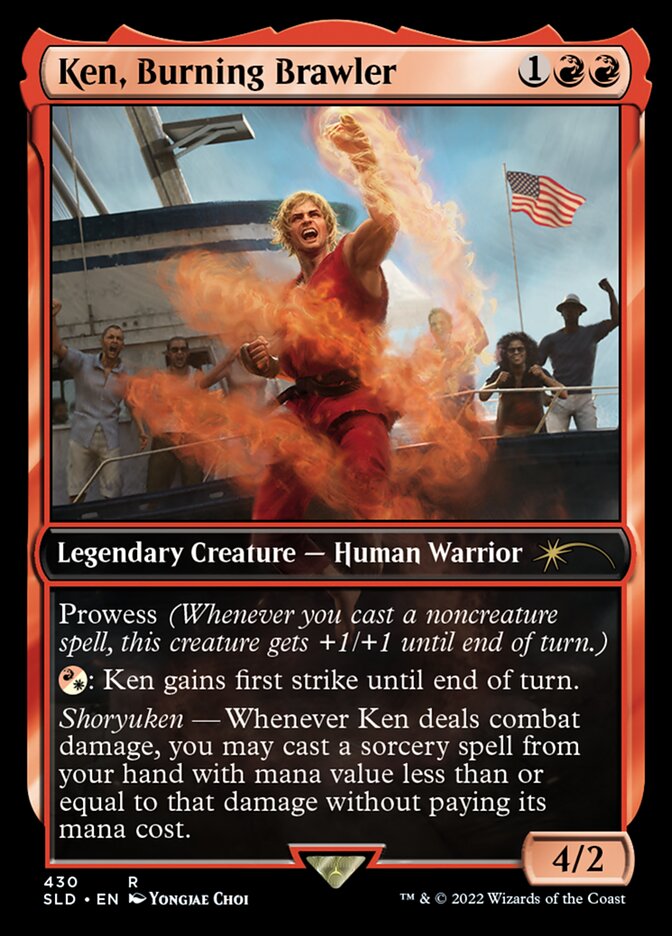 Ken, Burning Brawler [Secret Lair Drop Series] | Play N Trade Winnipeg