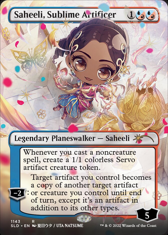 Saheeli, Sublime Artificer (Borderless) [Secret Lair Drop Series] | Play N Trade Winnipeg