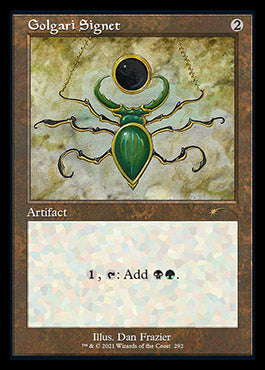 Golgari Signet (Retro) [Secret Lair Drop Series] | Play N Trade Winnipeg