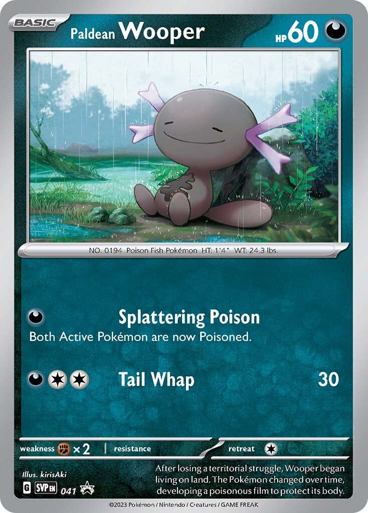 Paldean Wooper (041) [Scarlet & Violet: Black Star Promos] | Play N Trade Winnipeg