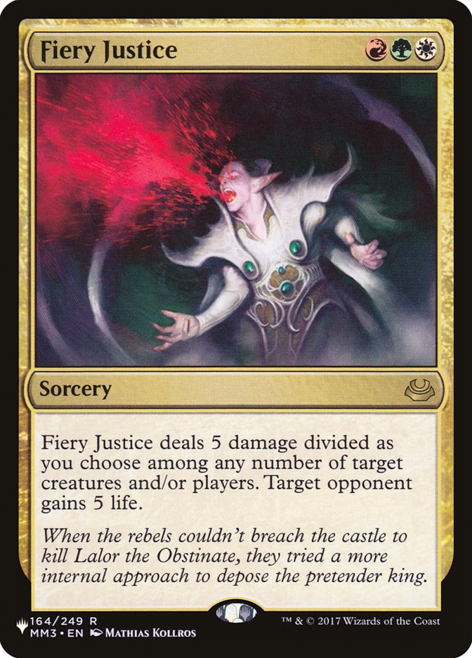 Fiery Justice [The List] | Play N Trade Winnipeg