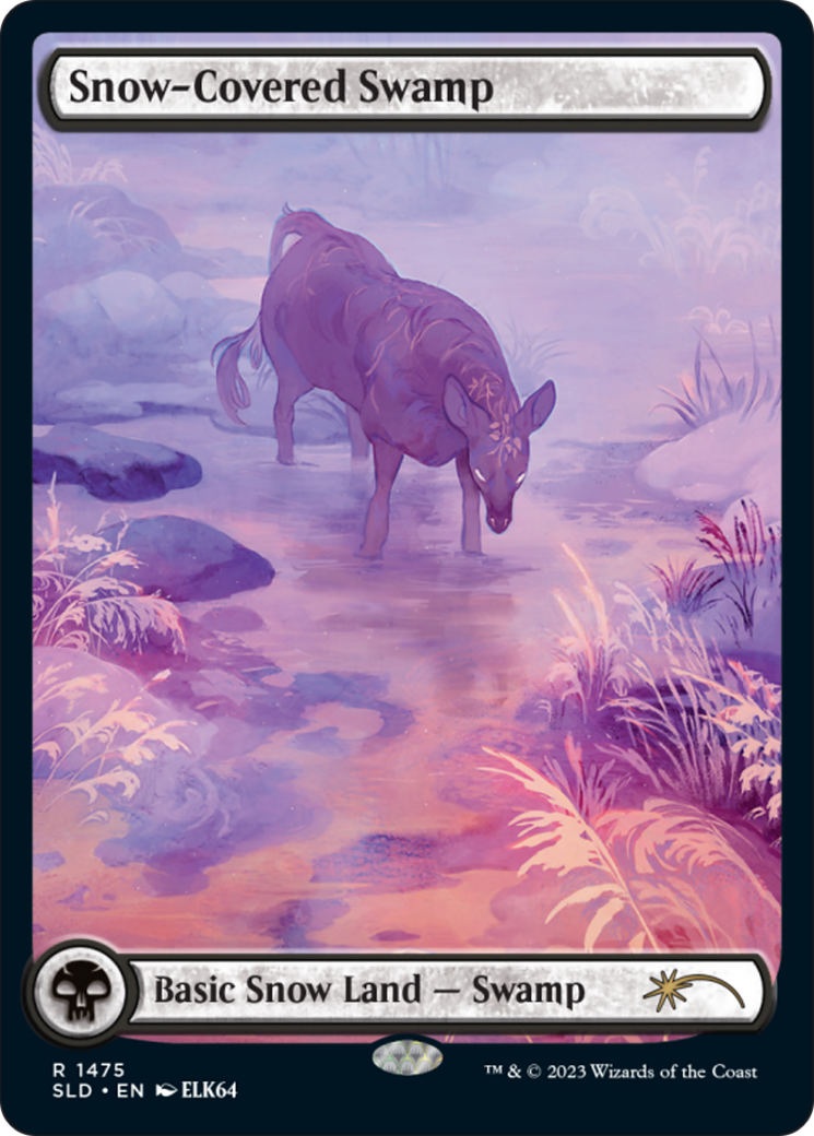 Snow-Covered Swamp (1475) (Rainbow Foil) [Secret Lair Drop Series] | Play N Trade Winnipeg