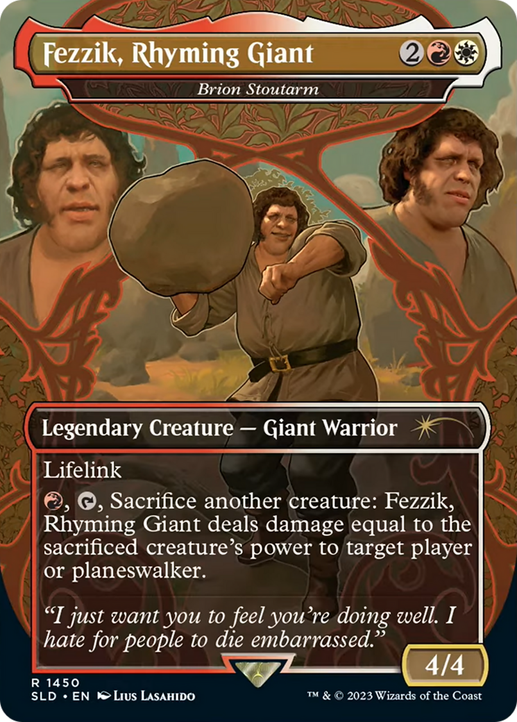 Fezzik, Rhyming Giant - Brion Stoutarm [Secret Lair Drop Series] | Play N Trade Winnipeg