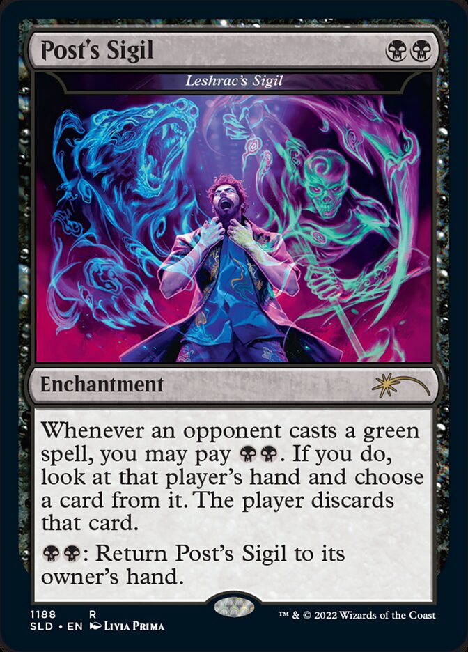 Post's Sigil - Leshrac's Sigil [Secret Lair Drop Series] | Play N Trade Winnipeg