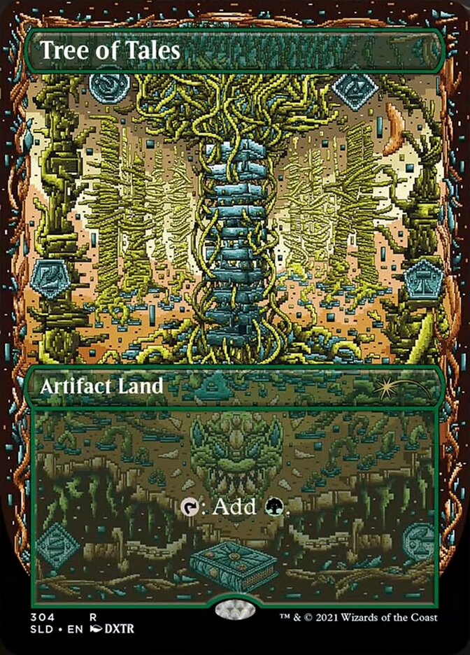 Tree of Tales (Borderless) [Secret Lair Drop Series] | Play N Trade Winnipeg