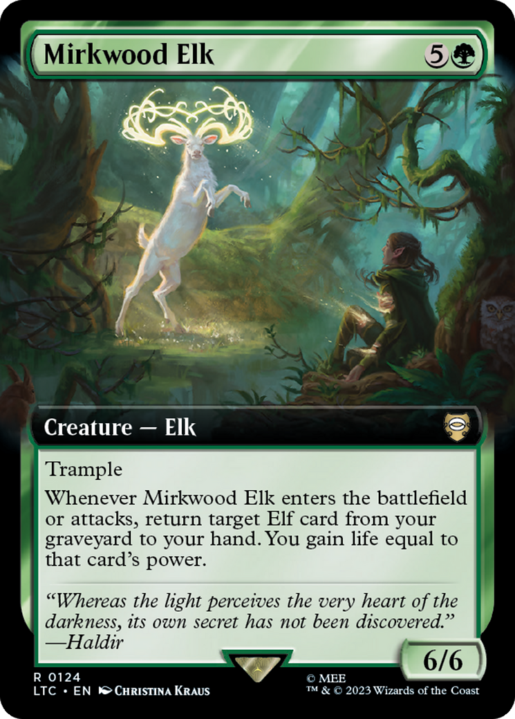 Mirkwood Elk (Extended Art) [The Lord of the Rings: Tales of Middle-Earth Commander] | Play N Trade Winnipeg