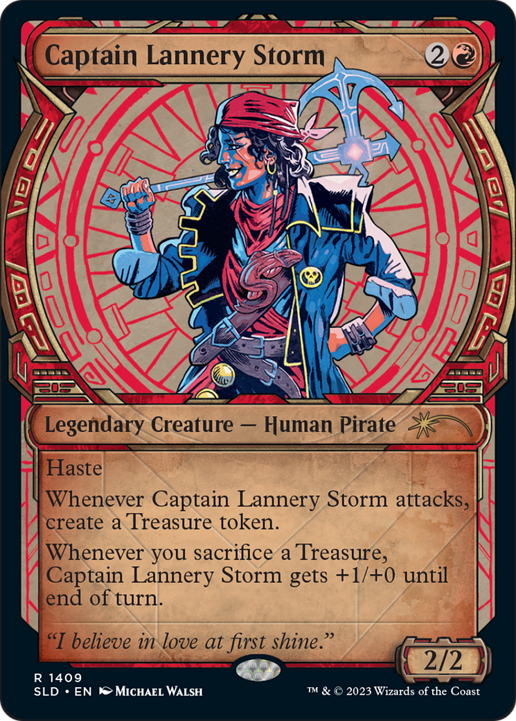 Captain Lannery Storm (Rainbow Foil) [Secret Lair Drop Series] | Play N Trade Winnipeg