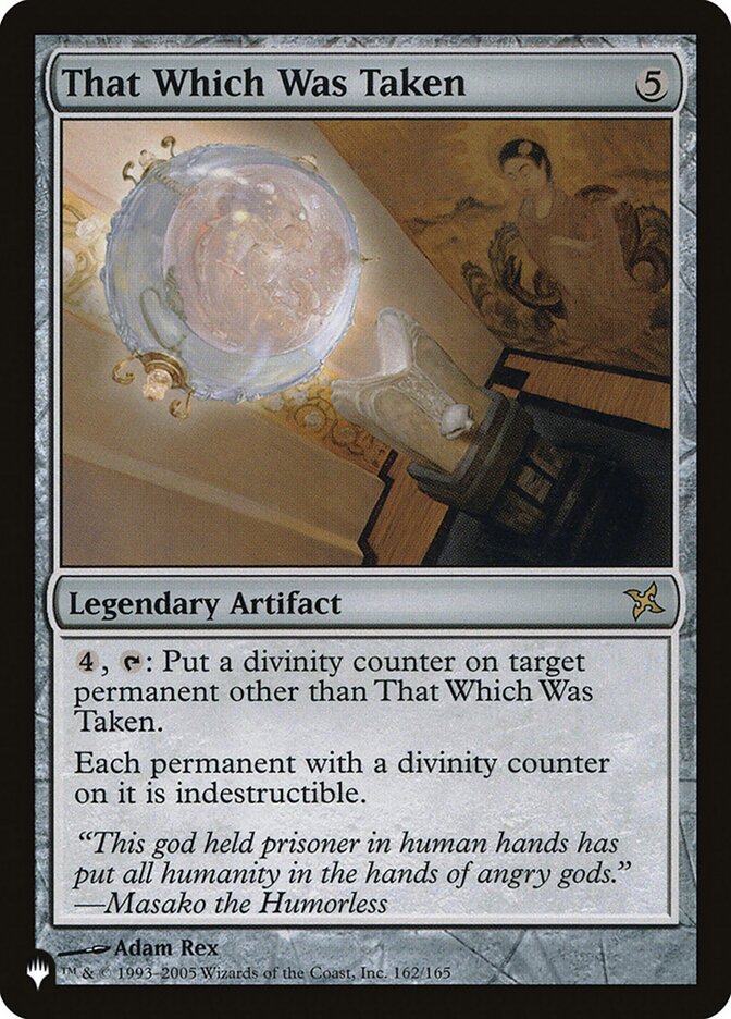 That Which Was Taken [The List] | Play N Trade Winnipeg