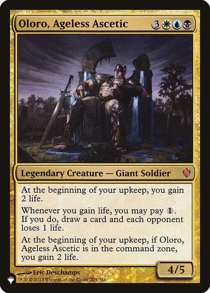 Oloro, Ageless Ascetic [The List] | Play N Trade Winnipeg