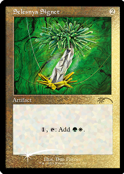 Selesnya Signet (Retro) (Foil Etched) [Secret Lair Drop Series] | Play N Trade Winnipeg