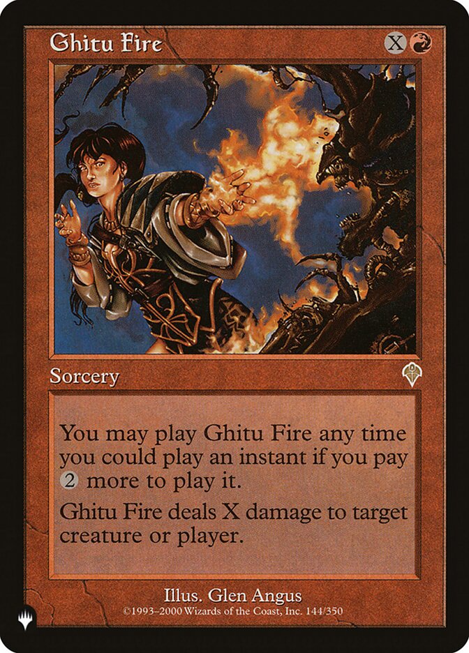 Ghitu Fire [The List] | Play N Trade Winnipeg