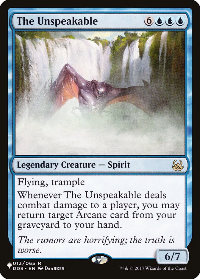 The Unspeakable [The List] | Play N Trade Winnipeg