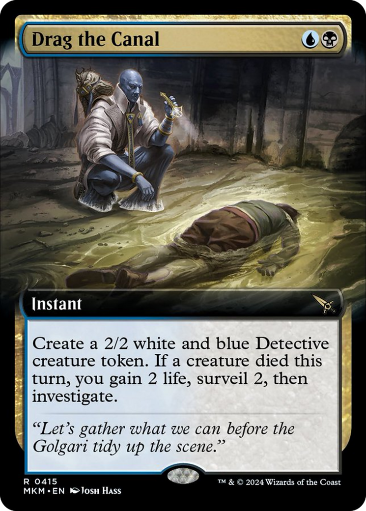 Drag the Canal (Extended Art) [Murders at Karlov Manor] | Play N Trade Winnipeg