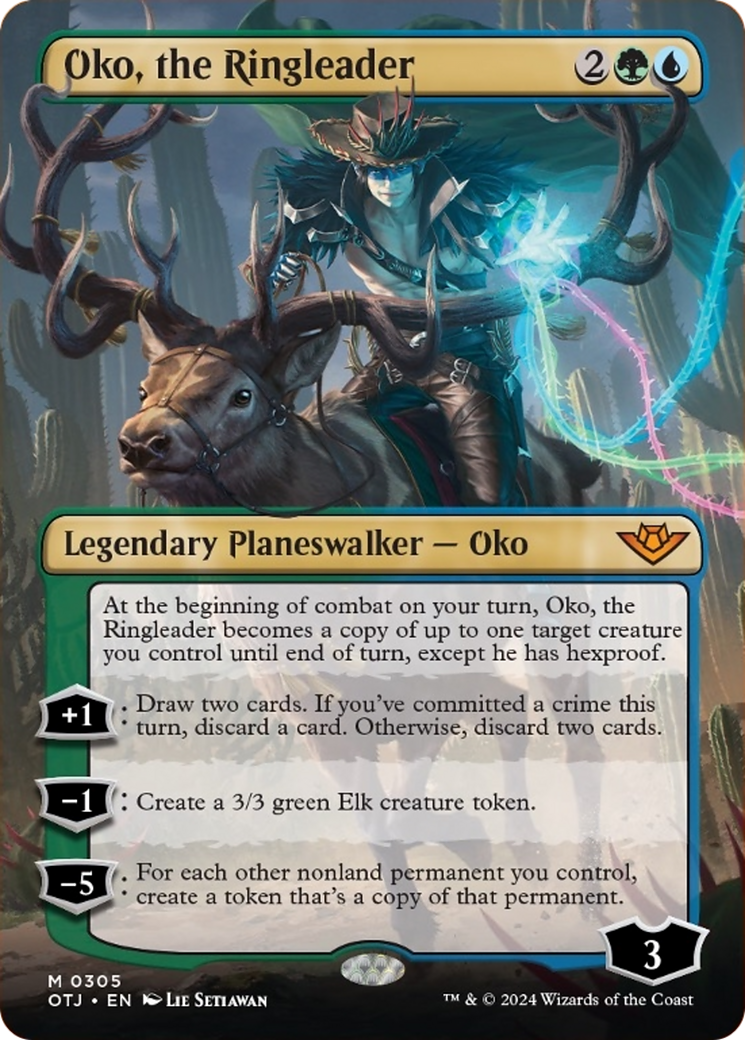 Oko, the Ringleader (Borderless) [Outlaws of Thunder Junction] | Play N Trade Winnipeg