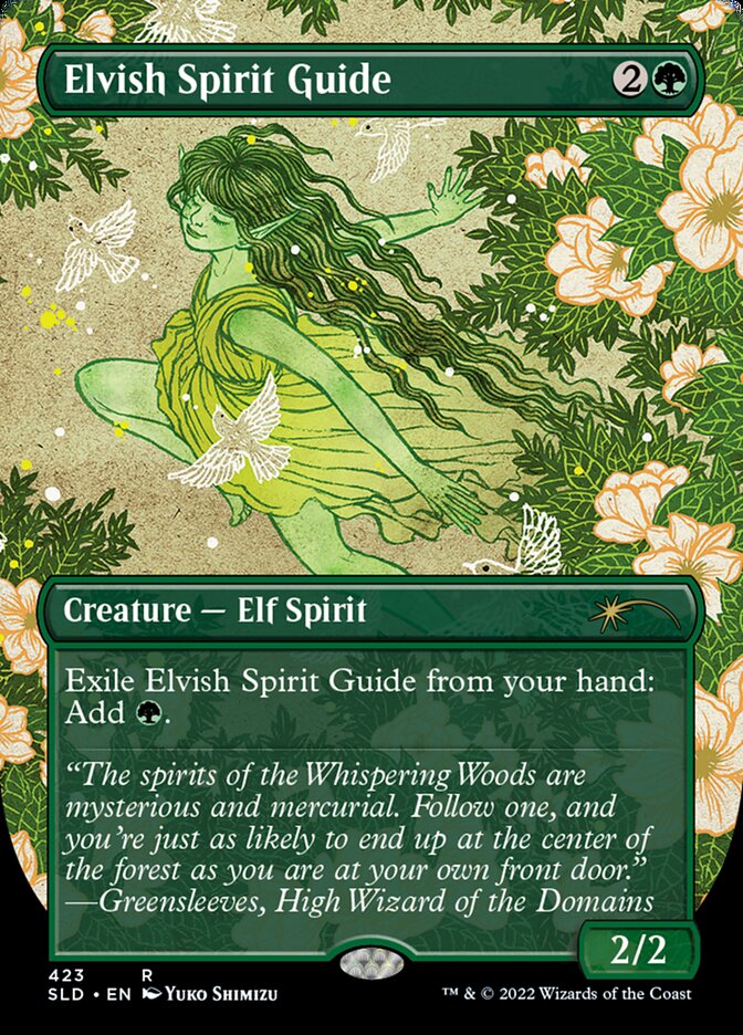 Elvish Spirit Guide (Borderless) [Secret Lair Drop Series] | Play N Trade Winnipeg