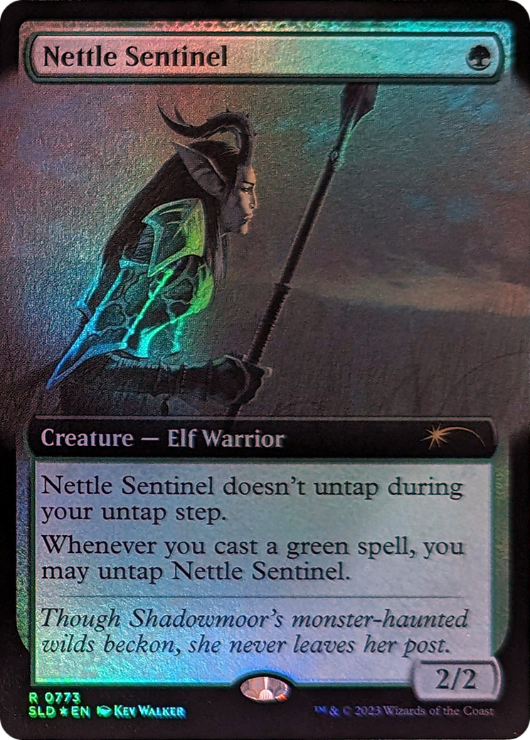 Nettle Sentinel (Extended Art) [Secret Lair Drop Series] | Play N Trade Winnipeg